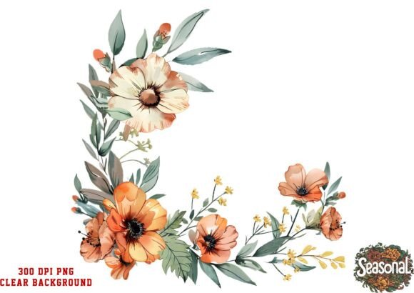 Download Blue Red Floral Border Clipart - Floral border clipart Collection